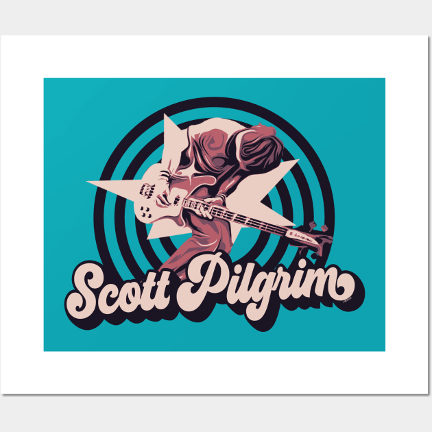 Retro Scott Pilgrim Wall Art by Nonconformist